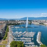 vue du ciel de Genève