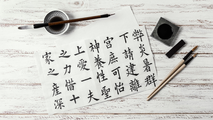 Kanji, idéogrammes d'origine chinoise utilisés dans la langue japonaise